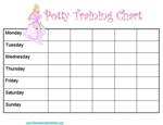 Potty reward Chart
