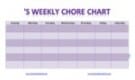 chore chart template