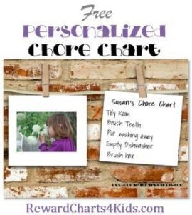 Make your own free chore chart online