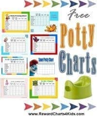 Potty training charts