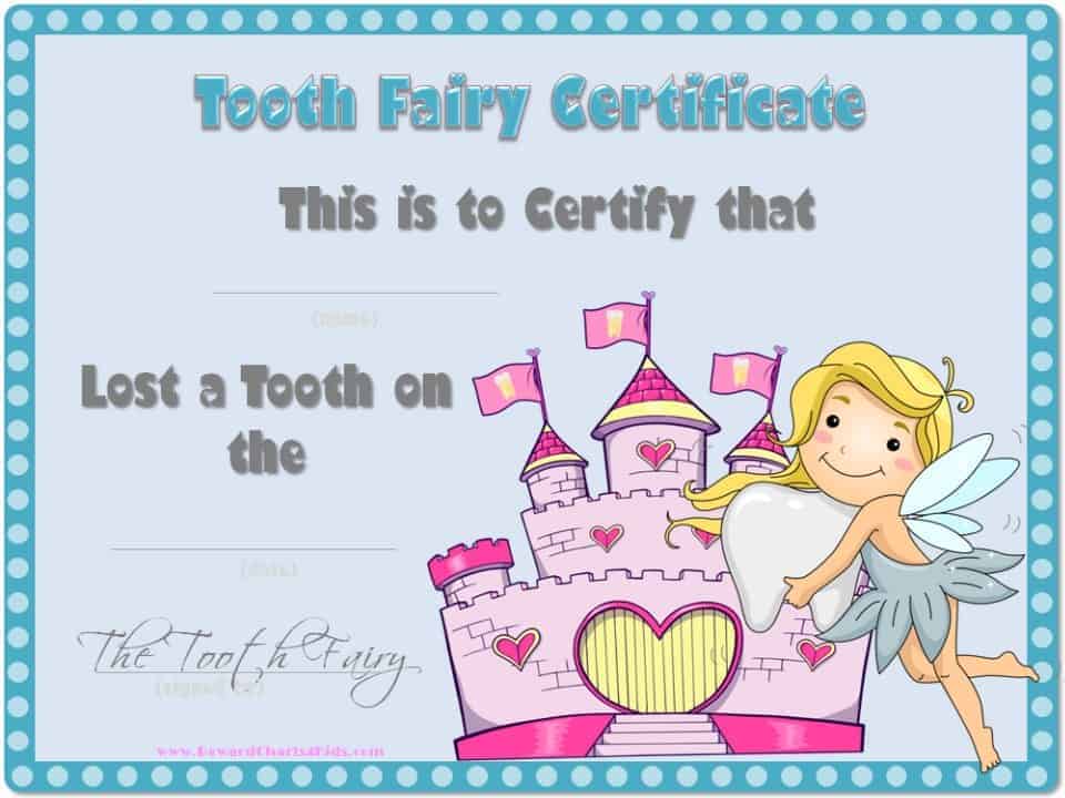 Tooth Fairy Letter Template