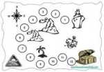 Pirate coloring chart Pirate coloring chart