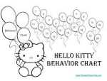 hello kitty behavior chart hello kitty behavior chart