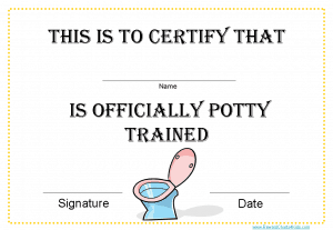toilet training