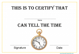 printable certificates