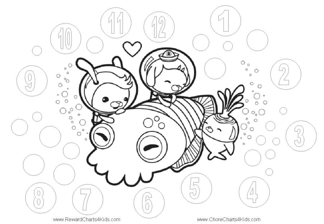 octonauts characters coloring pages - photo #31
