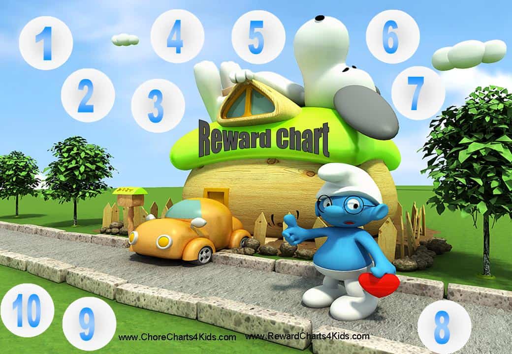 reward charts for children. 10 Step Reward Chart for Kids