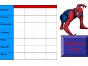 Reward Chart for boys