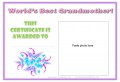 Award certificates