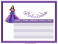 Barbie Weekly Schedule