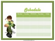 Ben 10 Class Schedule Ben 10 Class Schedule