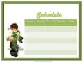 Ben 10 Class Schedule