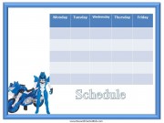 Power Rangers School Schedule Power Rangers School Schedule