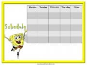 Spongebob School Schedule Spongebob School Schedule