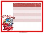 Tom and Jerry School Schedule Tom and Jerry School Schedule