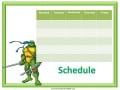 Mutant Ninja Turtles Class Schedule