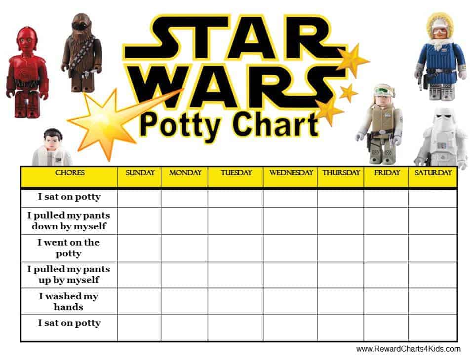 And Potty Training Chart