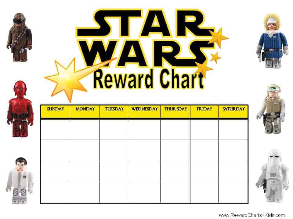 Star Wars Reward Charts