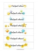 Award child for helping