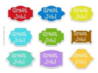 Great Job Stickers