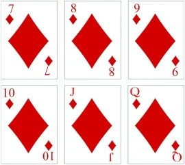 playing cards with your photo