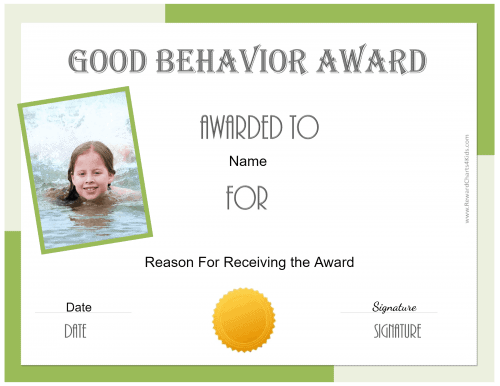 Award for kids