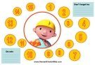 Behavior Charts with Bob the Builder