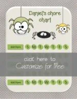 chore chart free printable blank Chore chart maker