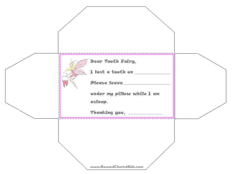 Tooth Fairy Envelope Rooftop Post Printables Tooth Fairy Printables 