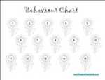 Flower Behaviour Chart