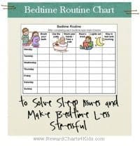 Sleep Reward Chart For 3 Year Old