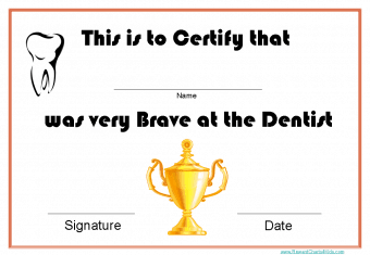 Printable certificate
