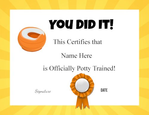 rewards for potty training