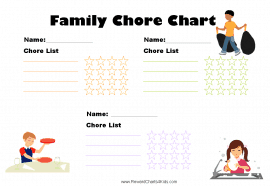 Family Chore Chart