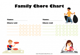 Free Family Chore Charts