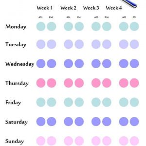 Monthly Tooth Brushing Chart