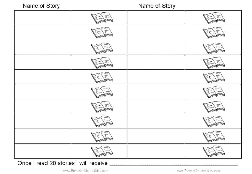 Free Printable Reading Incentive Charts