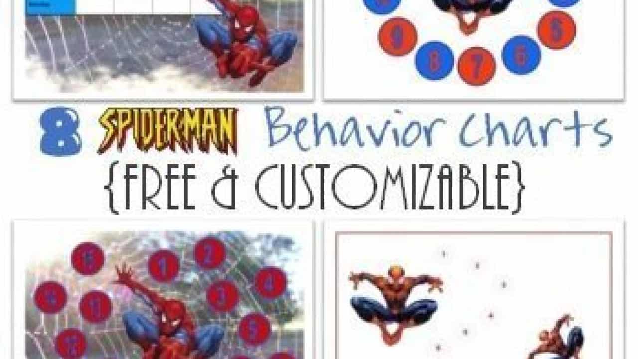 Superhero Behavior Chart