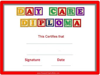 Preschool Certificates
