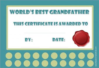 Best Grandfather Award