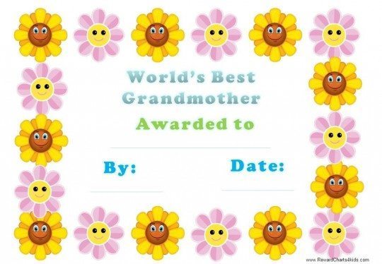 printables for grandmothers