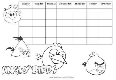 Angry Birds Printable