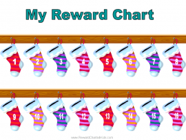 Festive reward chart