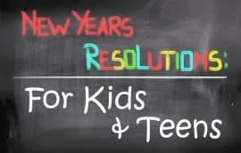 new year resolution for kids