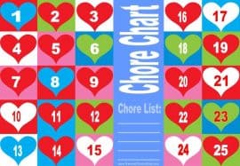 Chore Charts for Girls