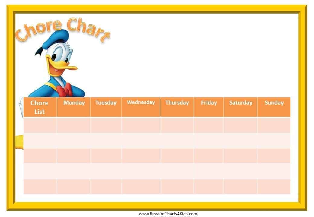 Disney Chore Chart