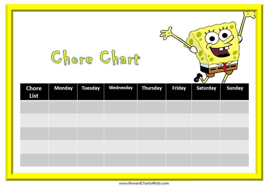 My Little Pony Chore Chart