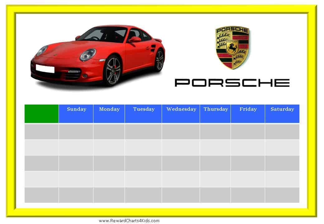 Car Behavior Chart