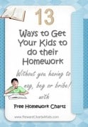 how to get children to do their homework
