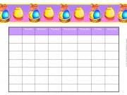 Easter chore chart